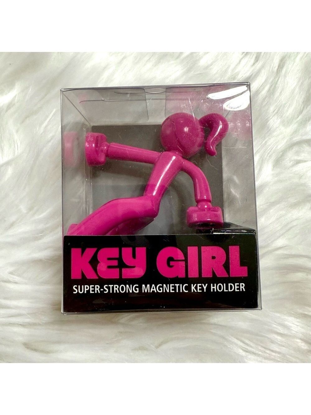 Pink Key Girl Magnetic Key Holder New